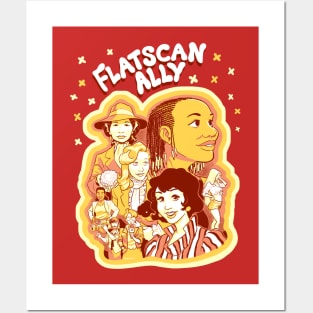 Flatscan Ally Posters and Art